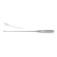 Sims Uterine Curette Blunt - Rigid - Fig. 8 Stainless Steel, 31 cm - 12 1/4" Width 16 mm